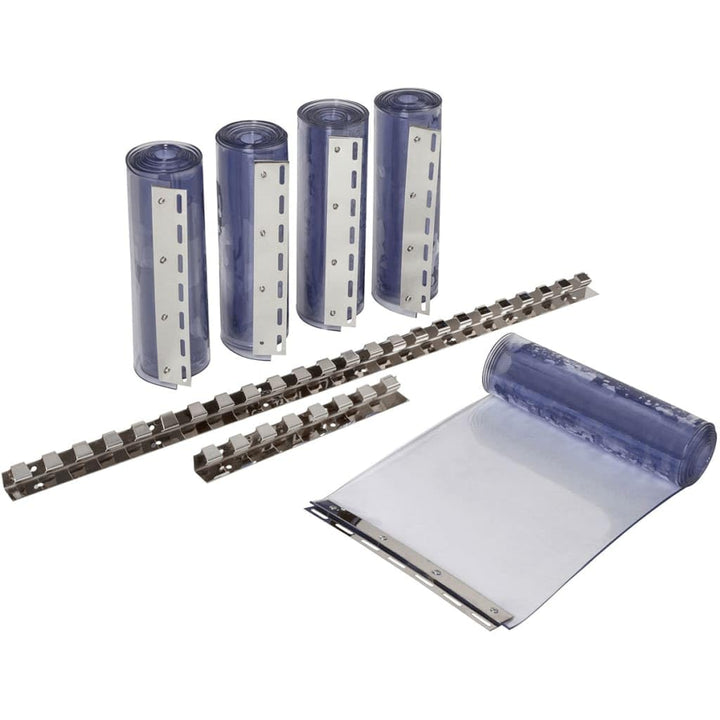 KERBL Streifenvorhang-Set (2x PVC Streifen Masse 30x225 cm, Sträke 3 mm, für Ställe / Paddocks / Hal