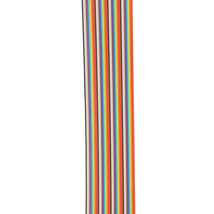 1,27 mm Rainbow Color Flachbandkabel, Abstand Pitch Kabel 40 P Flachbandkabel Drahtbreite 5,08 cm(5m