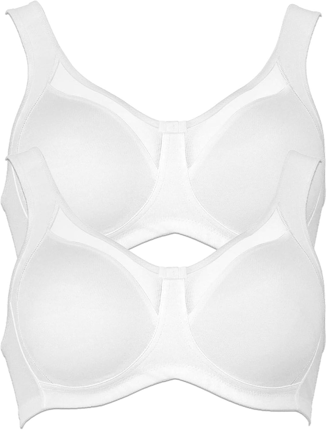 Anita 2er Sparpack Entlastungs BH Clara 5859 Gr. 75-110 B-E 90E Weiss/Weiss, 90E Weiss/Weiss