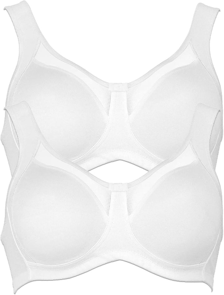 Anita 2er Sparpack Entlastungs BH Clara 5859 Gr. 75-110 B-E 90E Weiss/Weiss, 90E Weiss/Weiss