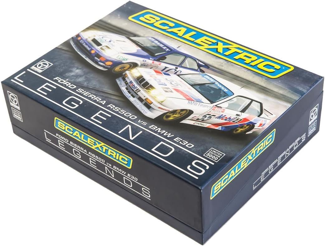 Scalextric 3693a - TC Legends - Ford Sierra RS500/BMW E30, Fahrzeuge Einzelbett, Einzelbett