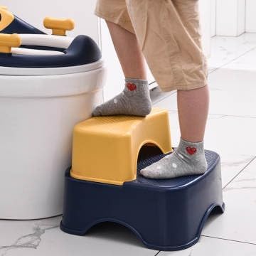 Valtom - Toilettensitz Kinder mit Stepper - inkl. Sitzkissen und Tierdesign