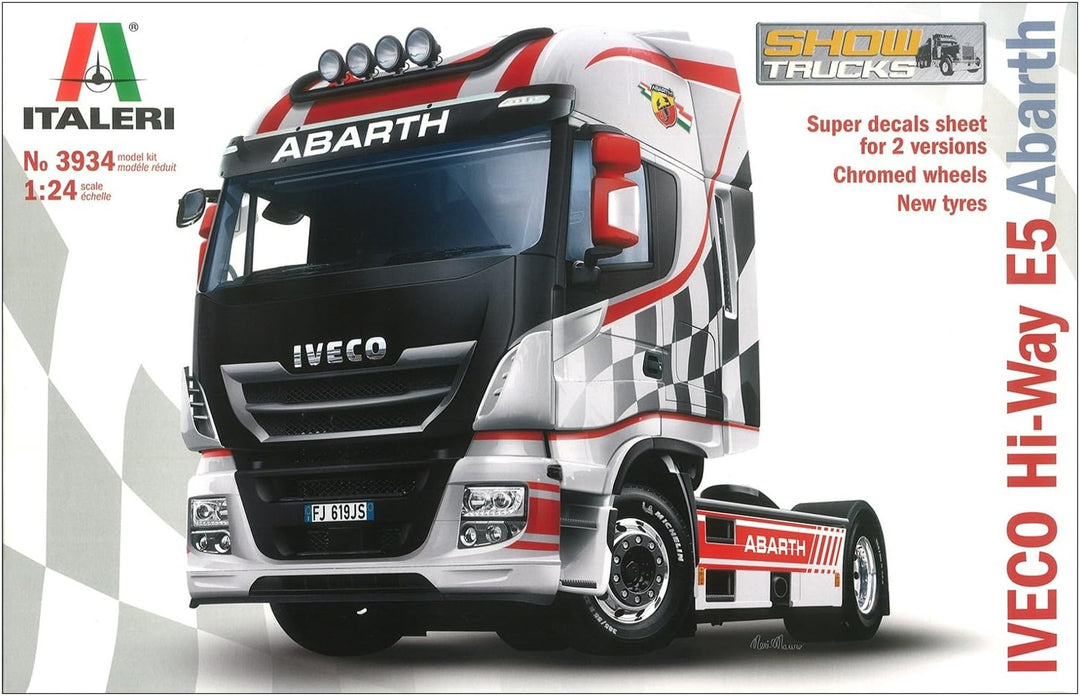 ITALERI 3934S - 1:24 Iveco HI-WY E5 "Abarth" , Modellbau, Bausatz, Standmodellbau, Basteln, Hobby, K