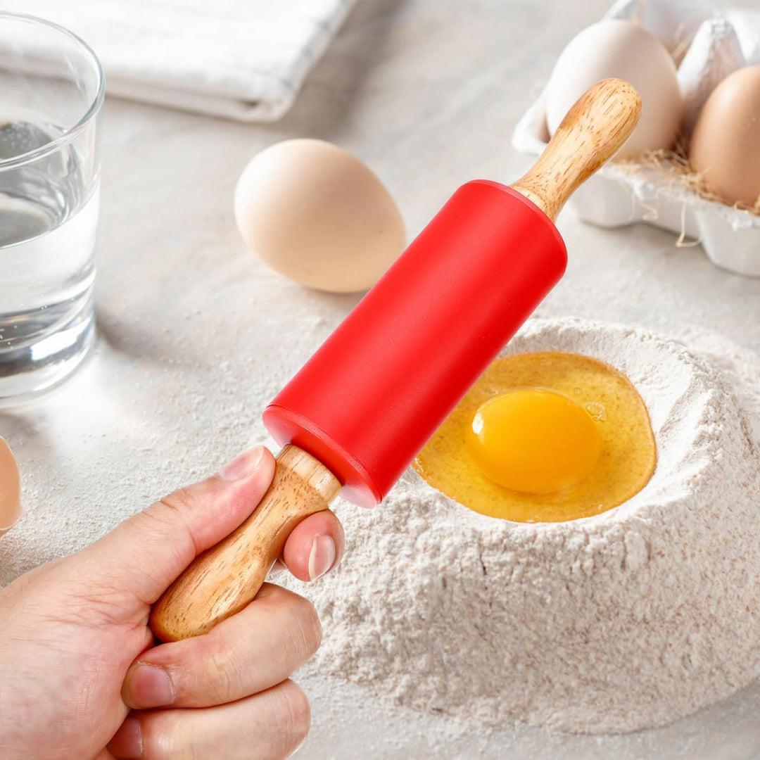 STOBOK Kinder Nudelholz Silikon Teigroller Kompakt Grösse Ergonomisch Leicht Zu Halten Für Backen Un