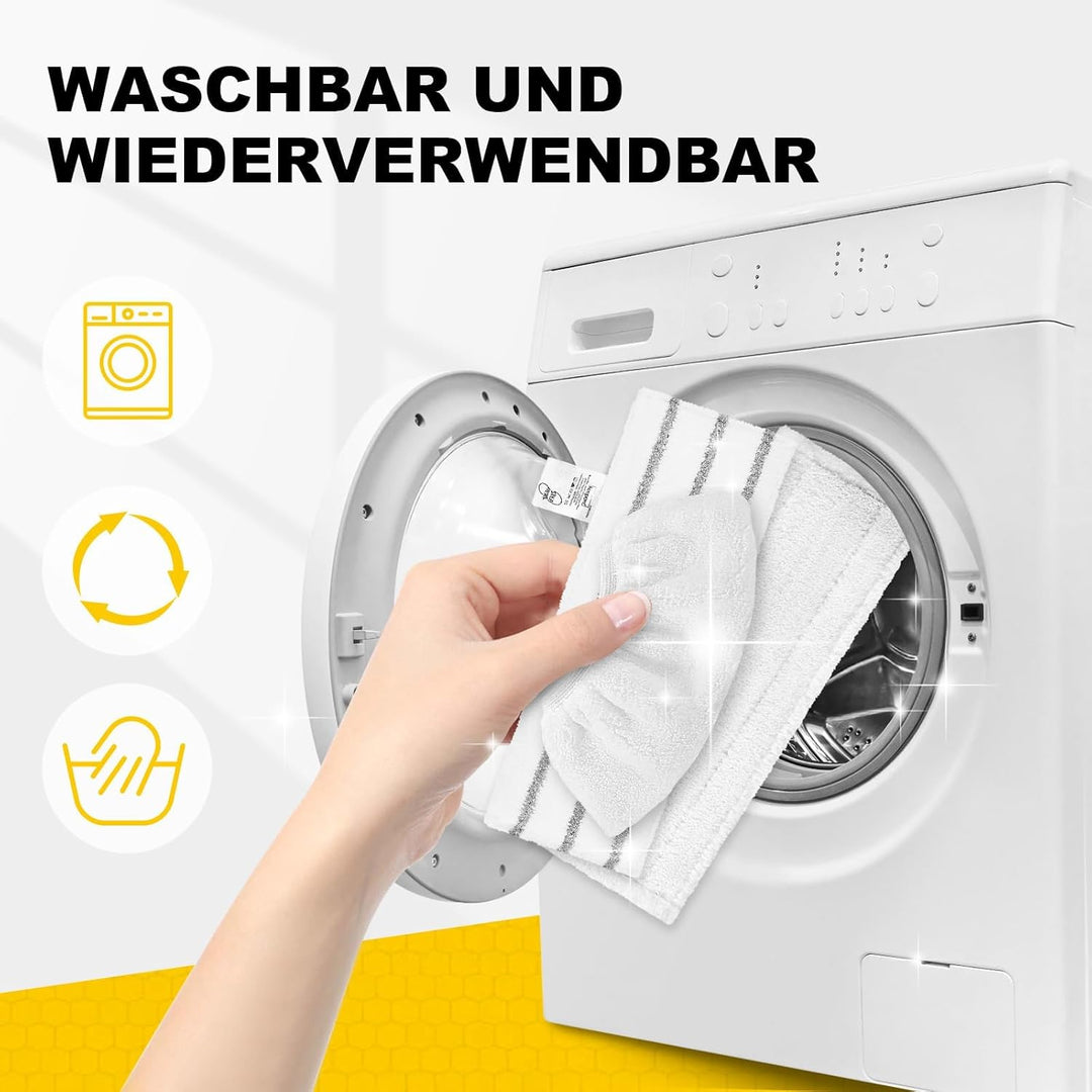 KEEPOW Dampfreiniger Zubehör-Set für Karcher,15 Teile, Kompatibel Mit EasyFix SC 2, SC 3, SC 4, SC 5