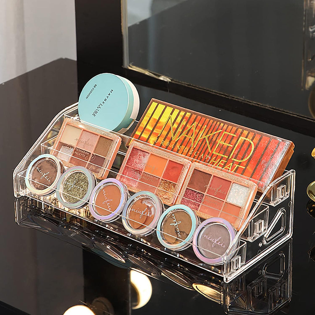 JessLab Nagellack Organizer, 3-Stufige Klarer Acryl Nagellack Halter Åtherische Öle Kosmetik Vitrine