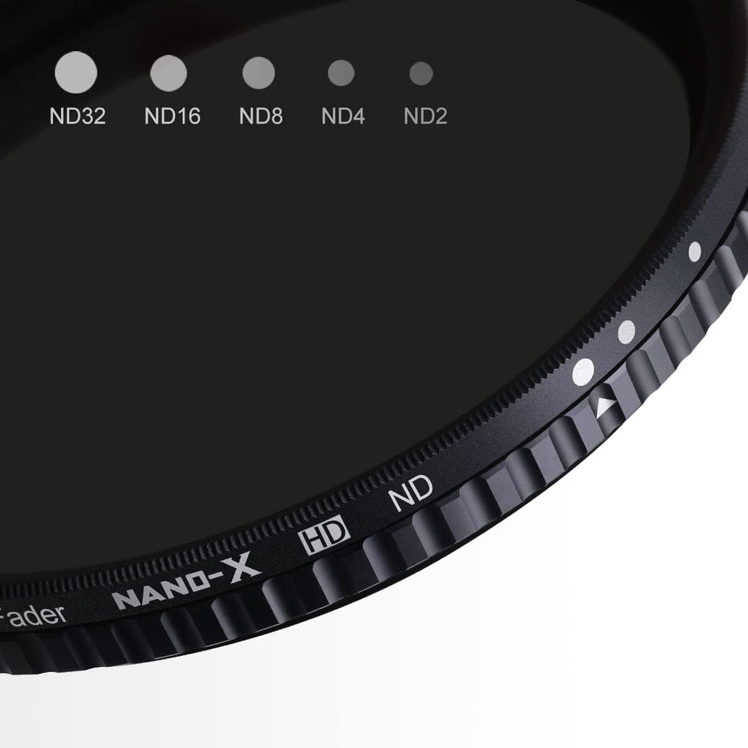 K&F Concept NANO-X Variabler ND-Filter 72 mm ND2-ND32 KF-72NDX2-32 variabel 72mm Nano-X, NDX2-32, 72