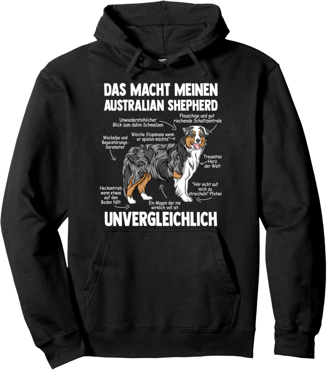 Anatomie eines Australian Shepherd Pullover Hoodie