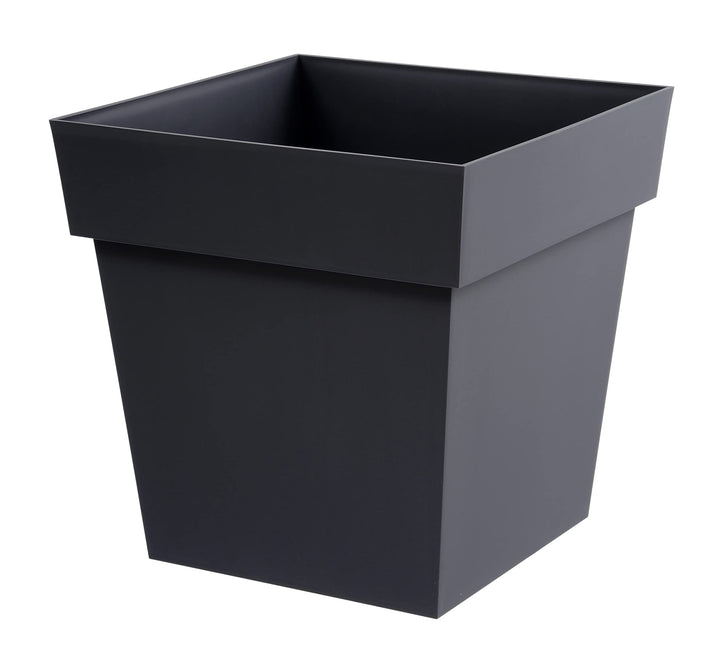EDA - Blumentopf, quadratisch, Toskana, 38 l, Wasserspeicherbereich, für den Innen- oder Aussenberei