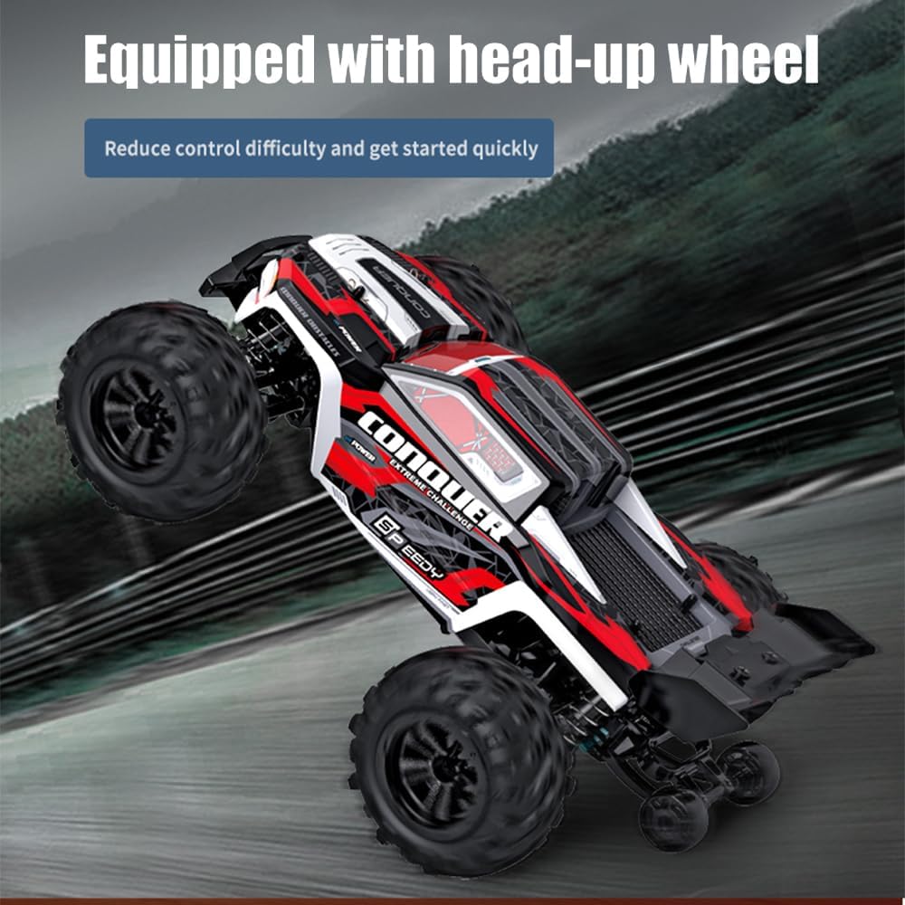 X-Verse 1:16 Ferngesteuertes Auto, 50KM/H Kohlebürste Motor RC Hohe Geschwindigkeit Offroad Drift Re