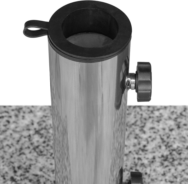 anndora Sonnenschirmständer Granit 25 kg hellgrau Balkonständer max. 48mm Stamm, hellgrau