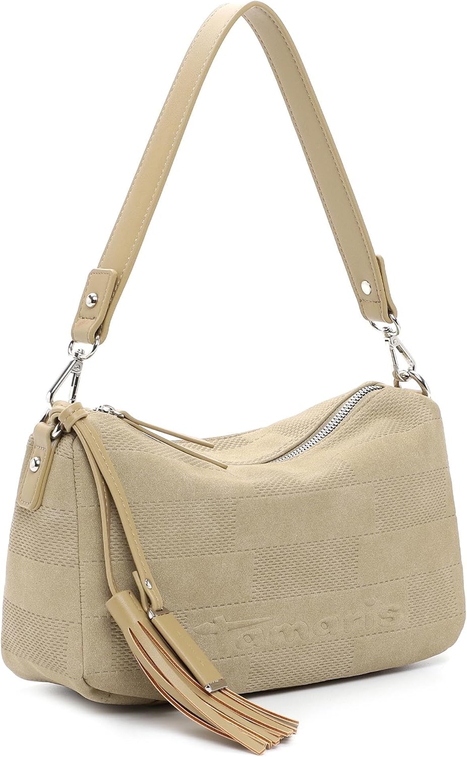 Tamaris Umhängetasche Letzia 32190 Damen Handtaschen Uni Einheitsgrösse Khaki, Einheitsgröß