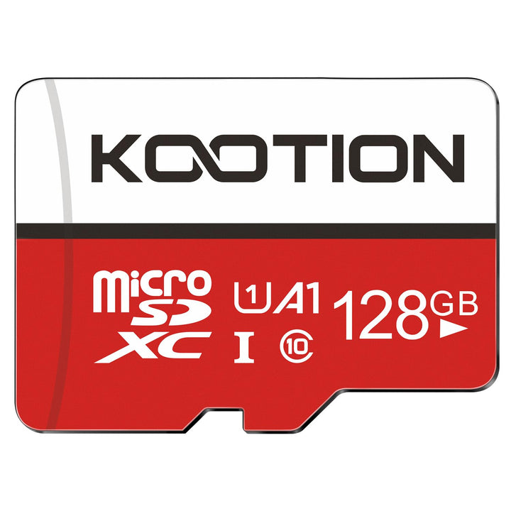 KOOTION Micro SD Karte 128GB Speicherkarte MicroSDXC bis zu 100 MB/s Klasse 10(A1 UHS-I U1) Micro SD