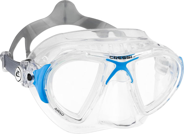 Cressi Nano Taucherbrille UNI Blau, UNI Blau