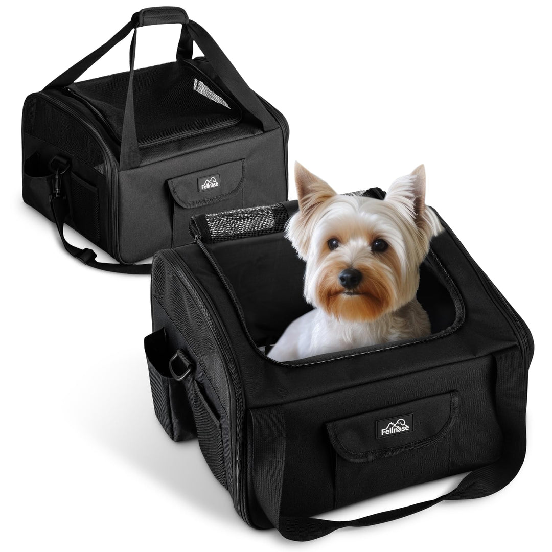 Hundebox Auto Katzen Transporttasche - Das Wohlfühl Hotel für Hund u. Katze - Flugzeug zugelassene H
