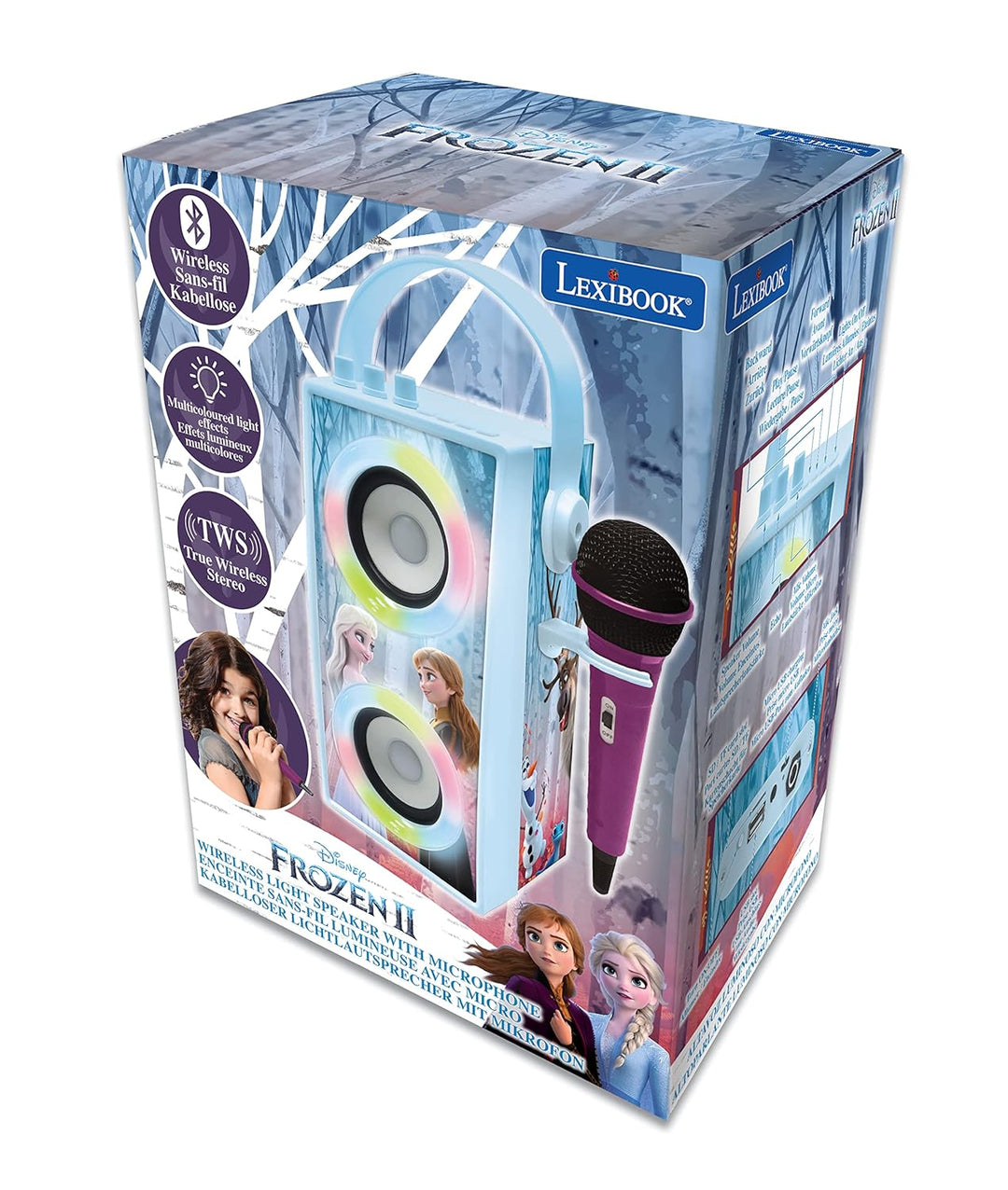 Lexibook - Frozen Bluetooth Speaker w. Mic (BTP180FZZ) Die Eiskönigin, Die Eiskönigin
