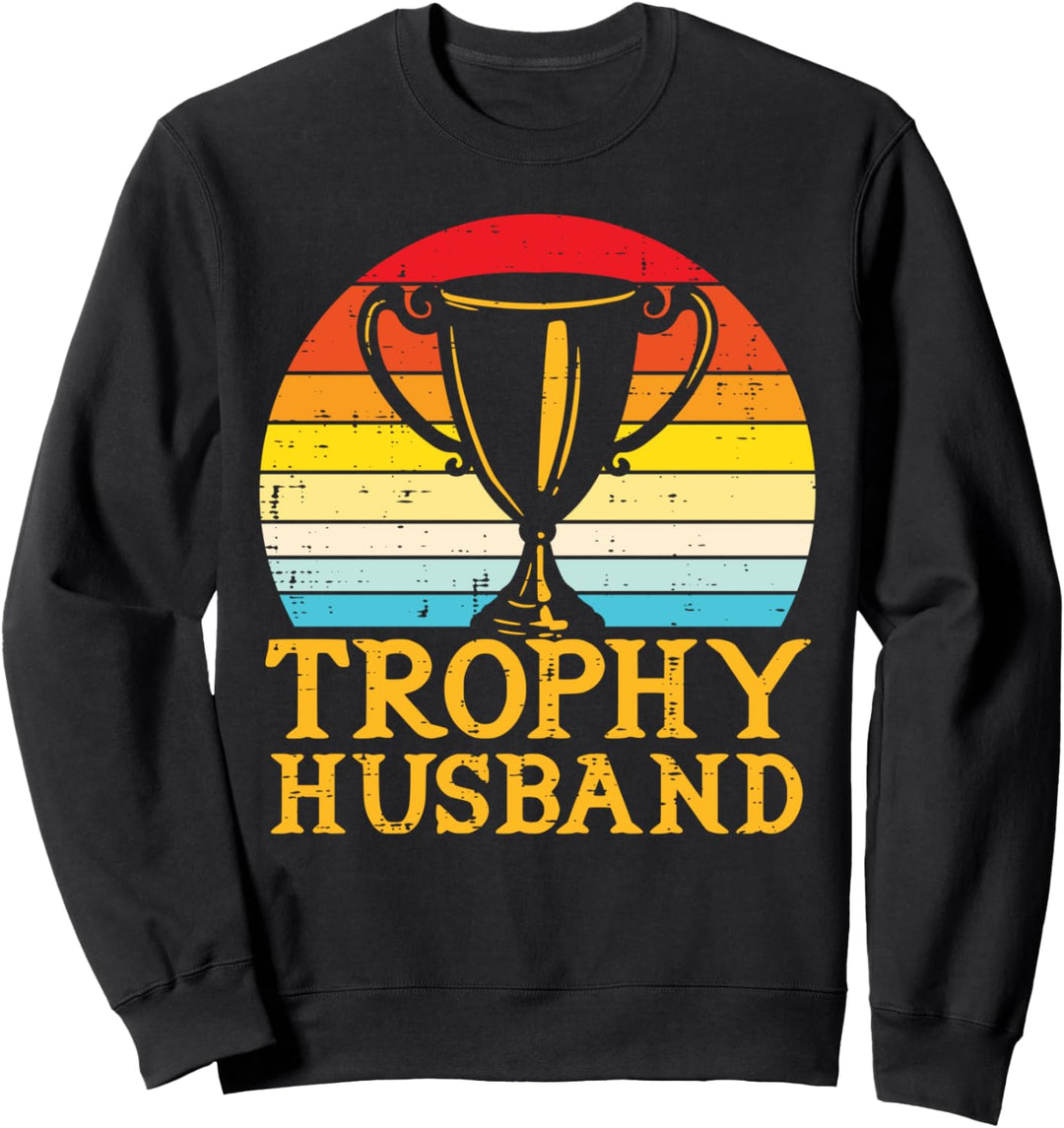Best Husband Retro Fathers Day Hubby Dad Daddy Papa Men Sweatshirt