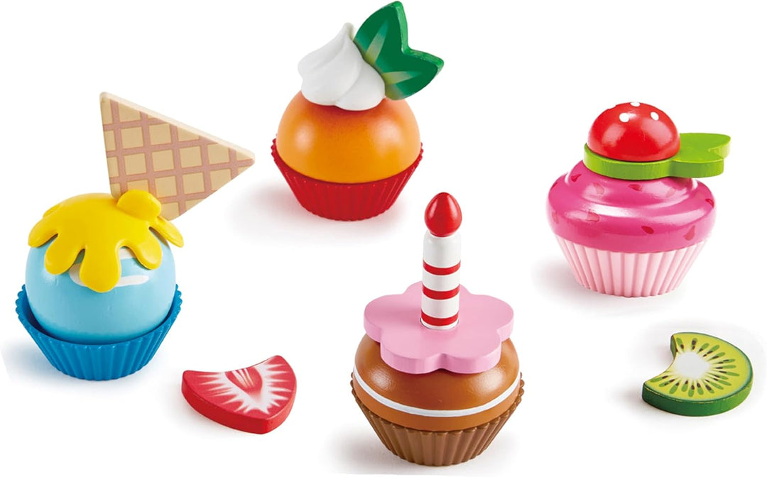Hape E3157 - Cupcakes, Küchenspielzeug, Bunt