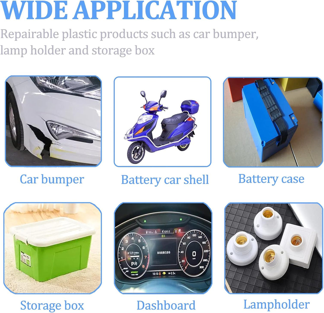 150W Kunststoff Schweissgerät, 2-in-1 kunststoff Schweissen Maschine mit 800PCS Schweissnägel (6-Mod