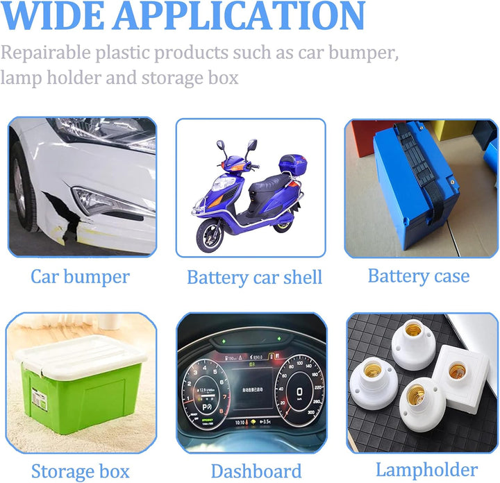 150W Kunststoff Schweissgerät, 2-in-1 kunststoff Schweissen Maschine mit 800PCS Schweissnägel (6-Mod