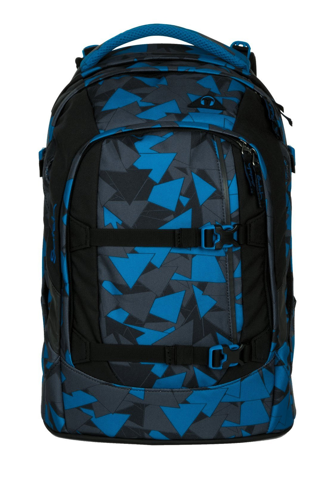 Satch Pack by Ergobag - 2tlg. Set Schulrucksack (+SchlamperBox Etui) - Blue Triangle