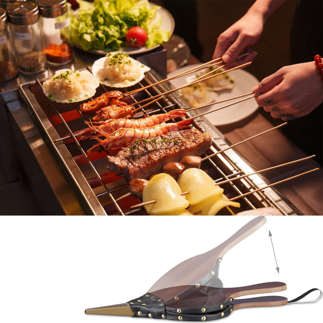 Blasebalg, Blasebalg für Kamin und Grill, Aufhängeschlaufe, Klein Grillgebläse Handblasebalg Luftblä