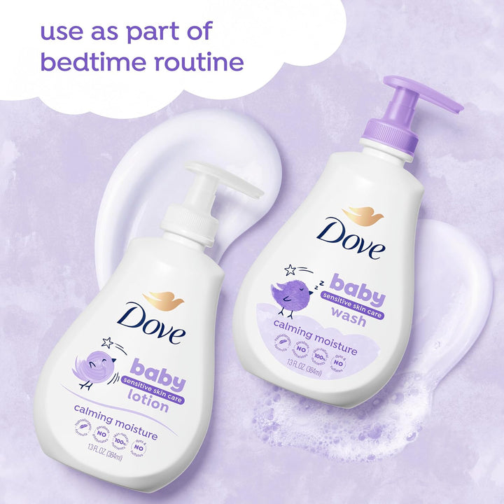 Baby Dove Sensitive Skin Care Baby Lotion für eine beruhigende Duftlotion, beruhigende Feuchtigkeit,