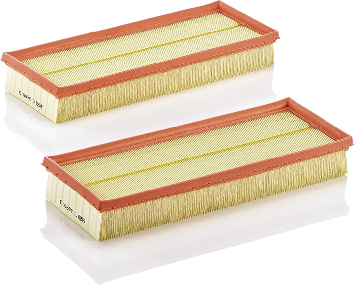 Original MANN-FILTER Luftffilter 2er Set C 3698/3-2 – Für PKW & Ölfilter HU 718/5 X – Ölfilter Satz
