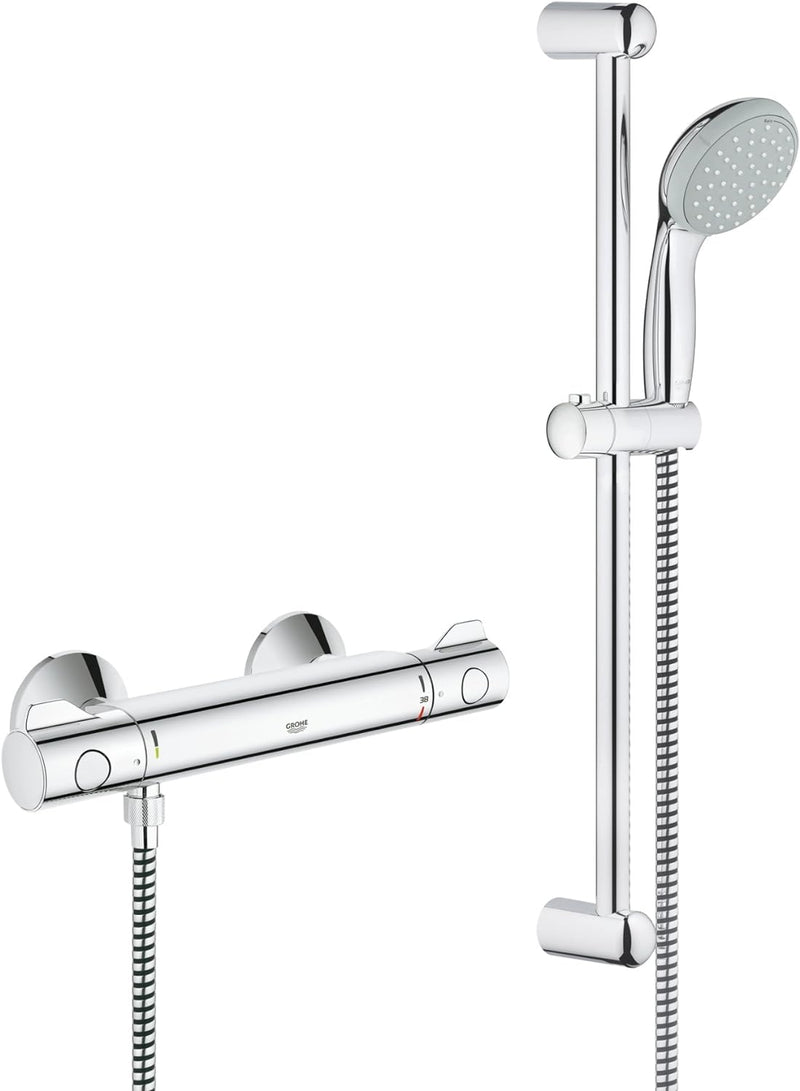 GROHE Grohtherm 800 | Brause- und Duschsysteme - BRAUSETHERMOSTAT | mit Tempesta Brausegarnitur, 600