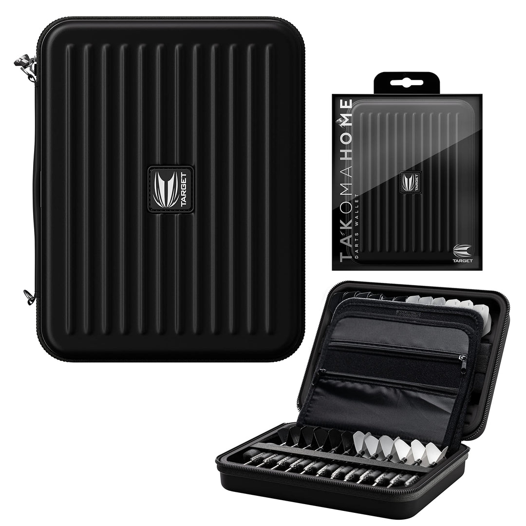 Target Darts Takoma Dart Tasche XXL Heim Dart Wallet - Mehrfarbig Schwarz Single, Schwarz Single