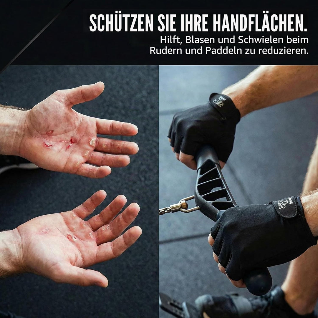 Ruder Handschuhe von Hornet Wassersport – Ideal für Rudern, Skullen, Kajak, SUP, Outrigger Kanu, Dra