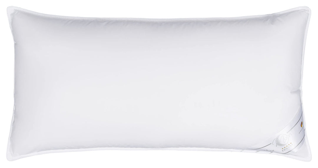 Moon Luxury Kopfkissen 3-Kammer Innenkissen ca. 40x80 cm - 400g - 90% Daunen und 10% Federn mit Trau