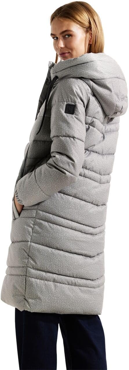 Cecil Damen Wintermantel XL Silber, XL Silber