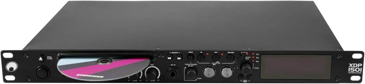OMNITRONIC XDP-1501 CD-/MP3-Player | 1 HE flacher CD-/MP3-Player mit USB-Port, Mikrofon-Eingang und