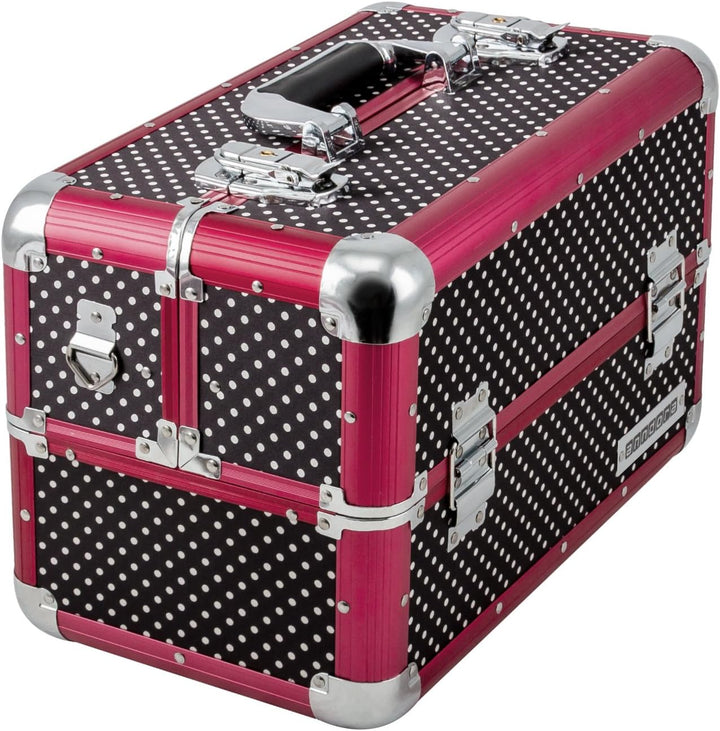 anndora Beauty Case Kosmetikkoffer - Stilvoller Schmuckkoffer, Schminkkoffer mit robustem Aluminiumr