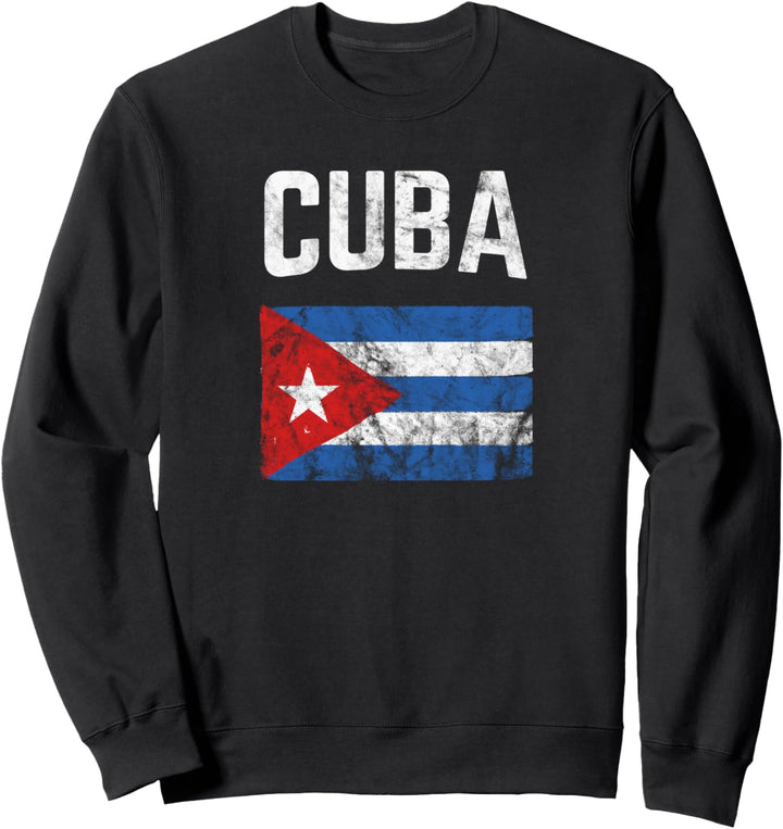 Kuba-Flagge (Vintage) Sweatshirt
