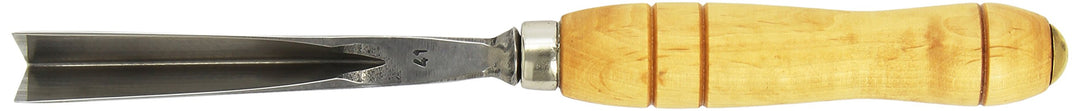 Stubai Eisschnitzeisen mit Erlenholzheft Form 41, 20mm - 544120 Form 41 - 20mm, Form 41 - 20mm