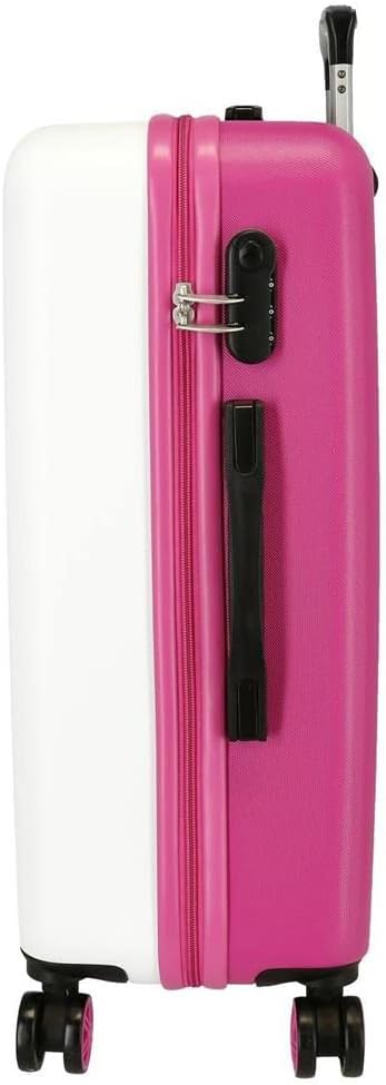 Disney Minnie Sunny Day Kofferset Rosa 55/68 cms Hartschalen ABS Kombinationsschloss 104L 4 Doppelrä