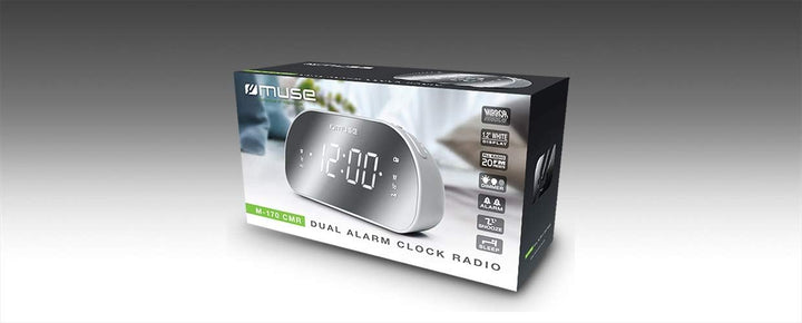Muse M-170 CMR - PLL-Radiowecker mit Zwei Alarmen