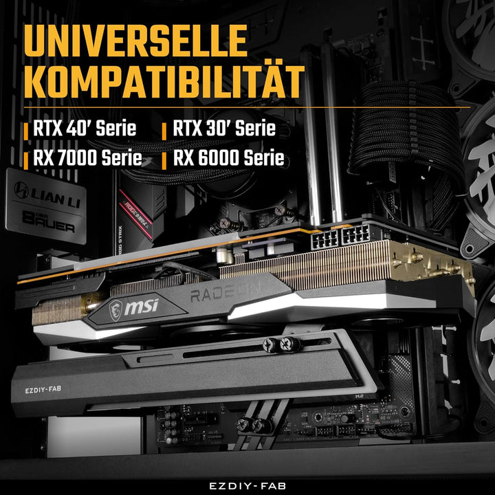 EZDIY-FAB GPU-Halterung Grafikkarte GPU-Unterstützung Videokartenhalterung Halterung,Schanzbare Stru