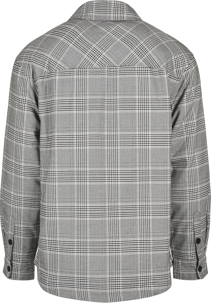 Cayler & Sons Herren Plaid Out Quilted Shirt Jacket XXL black/white, XXL black/white