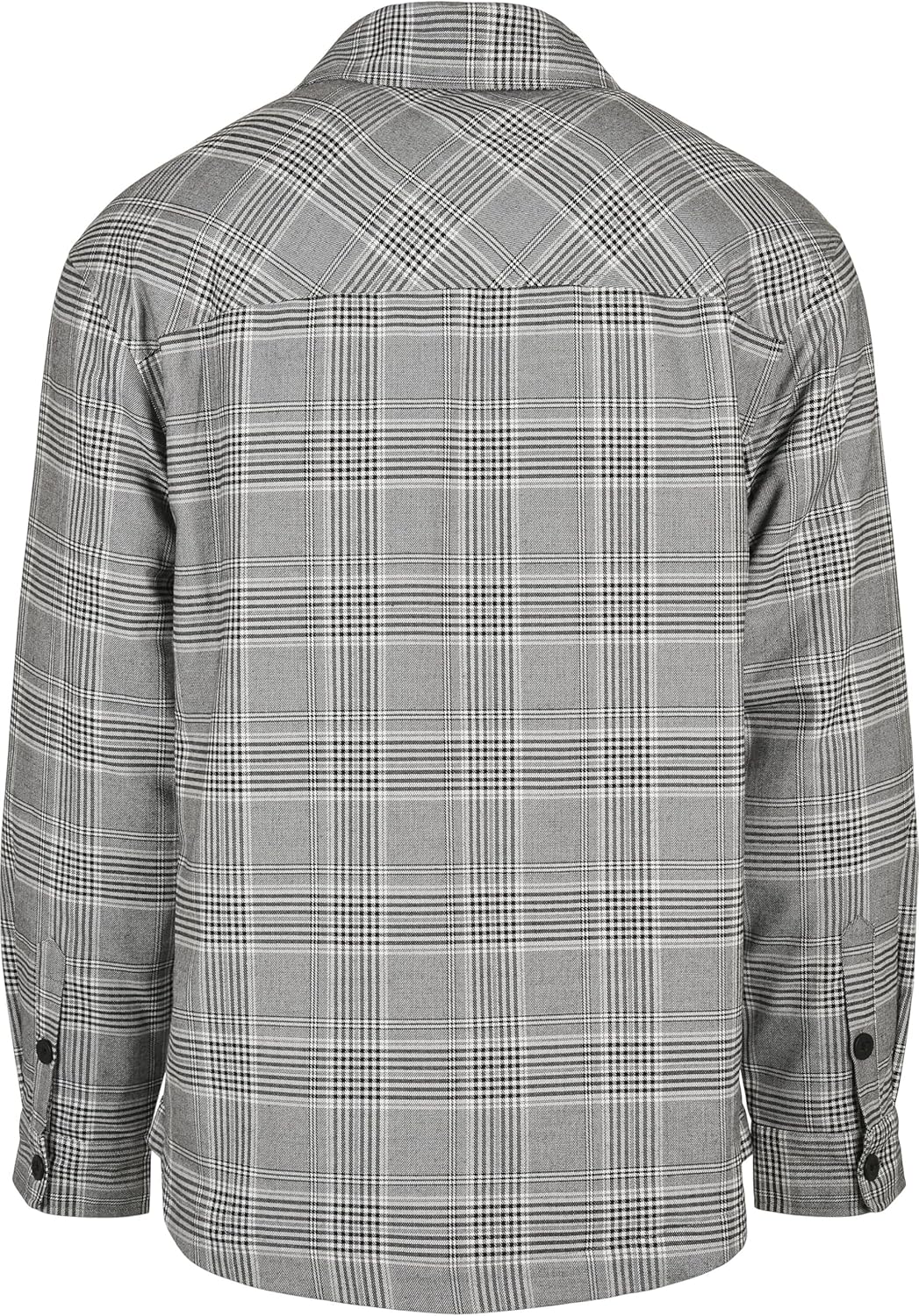 Cayler & Sons Herren Plaid Out Quilted Shirt Jacket S Black/White, S Black/White