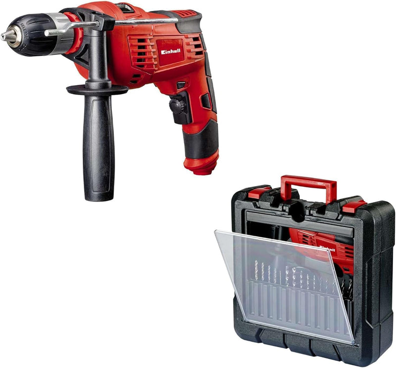 Einhell Schlagbohrmaschine TC-ID 1000 Kit (1010 W, 1 Gang, Bohrleistung Ø Holz 32 mm, Ø Metall 13 mm