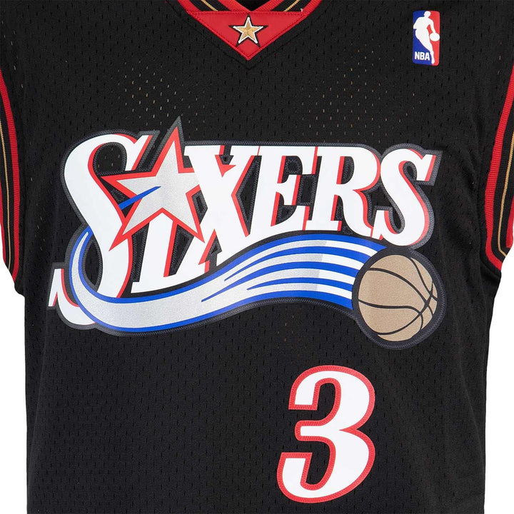 Mitchell & Ness Swingman Allen Iverson Philadelphia 76ers 00/01 Trikot L Schwarz, L Schwarz