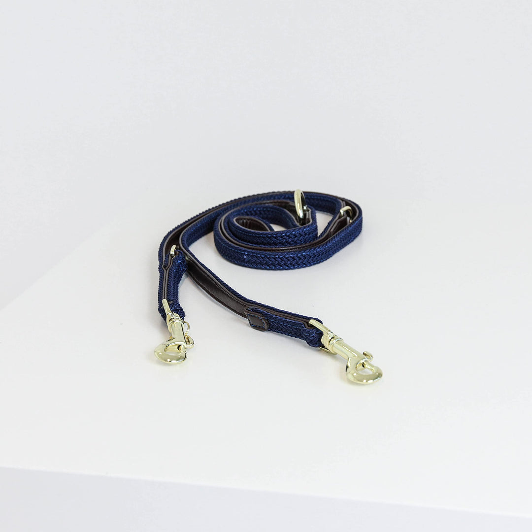 Kentucky Hundeleine Nylon geflochten  - Dunkelblau - 150 cm navy, navy