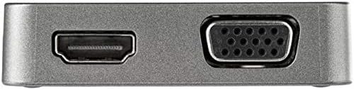 StarTech.com USB C Multiport Adapter mit HDMI und VGA - Mac / Windows / Chrome / Android - USB-C & A