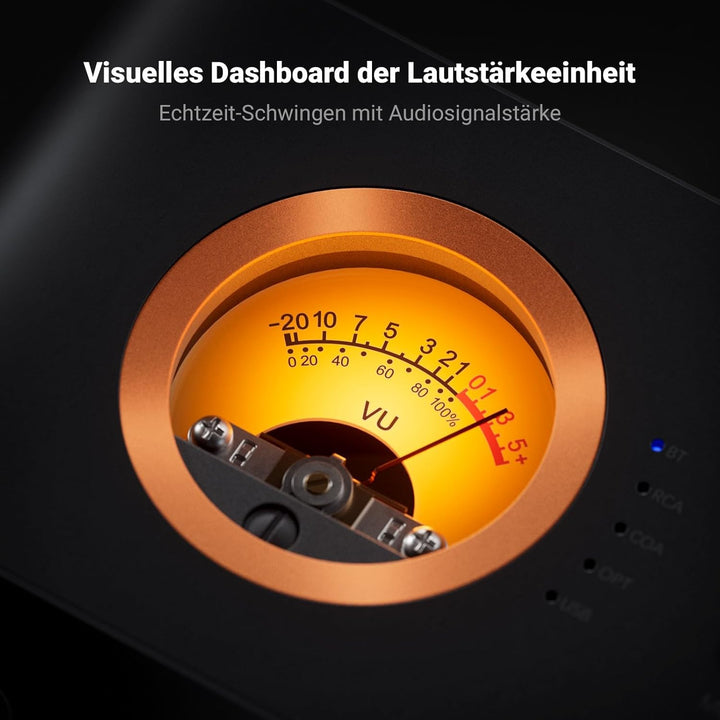 Fosi Audio MC351 2.1 Kanal Vollverstärker mit DAC, Home Audio Stereo Endstufe mit Dual TPA3255 Chips