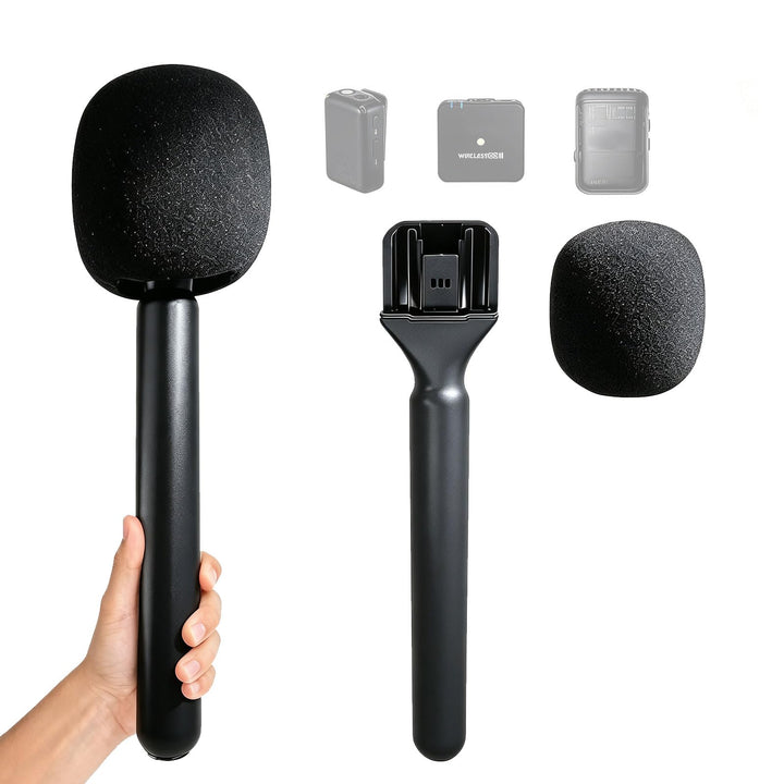 Mic Ständer Halter für DJI Mic Mini/1/2 für Rode Go/GO II für Hollyland Lark M2/A1, Interview Mikrof