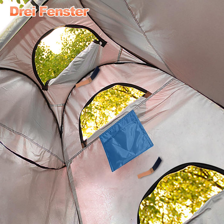 TUKAILAI Camping Toilettenzelt Duschzelt Pop Up Umkleidezelt Privatsphäre Toilette Umkleidekabine La