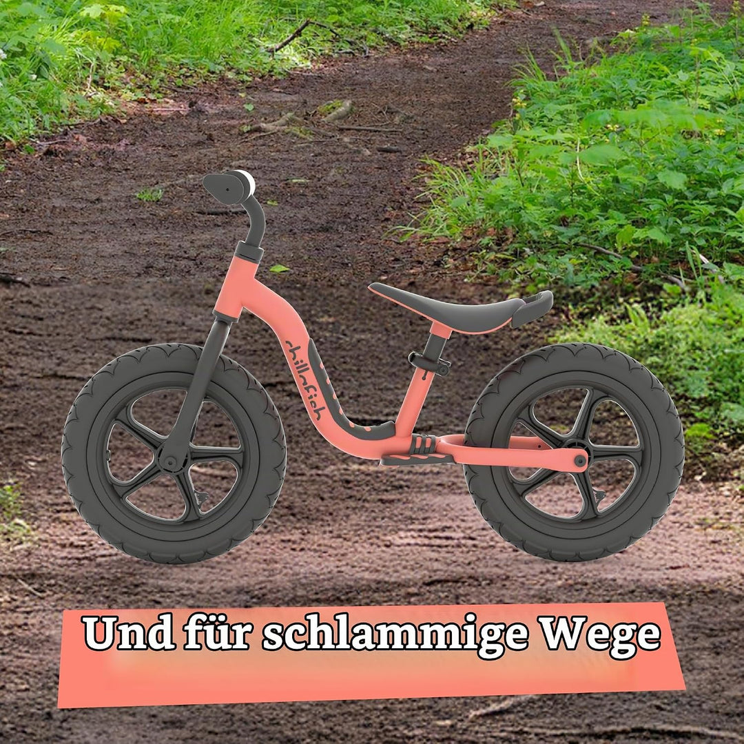 Chillafish Charlie Laufrad, Mit 10 Zoll oder 12 Zoll Reifen, mit Leuchträdern oder Anderen Accessoir